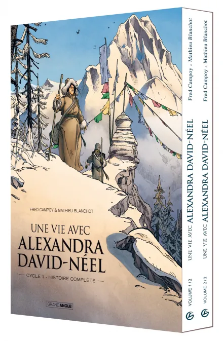 Collection GRAND ANGLE, série Une vie avec Alexandra David-Néel, BD Une vie avec Alexandra David-Néel - Coffret cycle 1