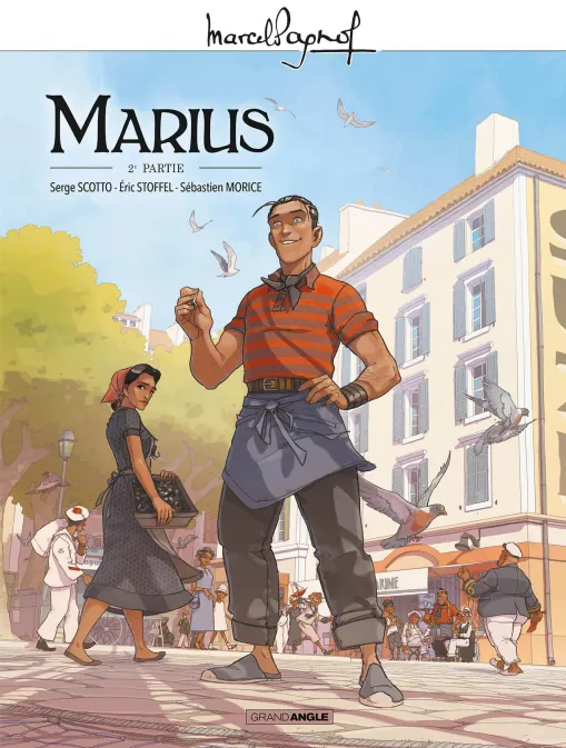 Collection GRAND ANGLE, série M. Pagnol en BD : Marius, BD M. Pagnol en BD : Marius - vol. 02/2