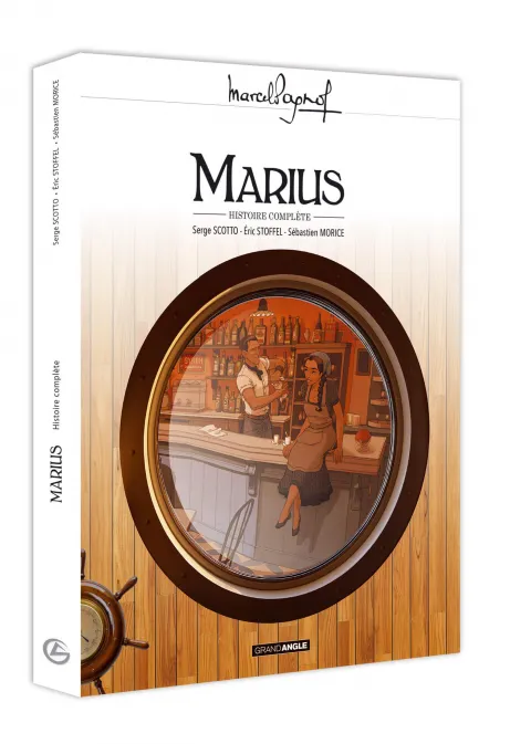 Collection GRAND ANGLE, série M. Pagnol en BD : Marius, BD M. Pagnol en BD : Marius - écrin histoire complète