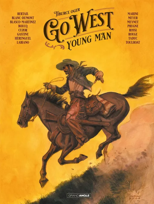 Collection GRAND ANGLE, série Collectif Western, BD Go West Young Man - histoire complète