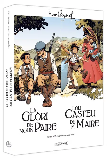 M. Pagnol en BD: La glori de moun paire - Lou Castèu de ma Maire - écrin