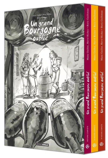 Collection GRAND ANGLE, série Un grand bourgogne oublié, BD Un grand Bourgogne oublié - Coffret vol. 01 à 03